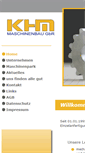 Mobile Screenshot of khm-maschinenbau.com